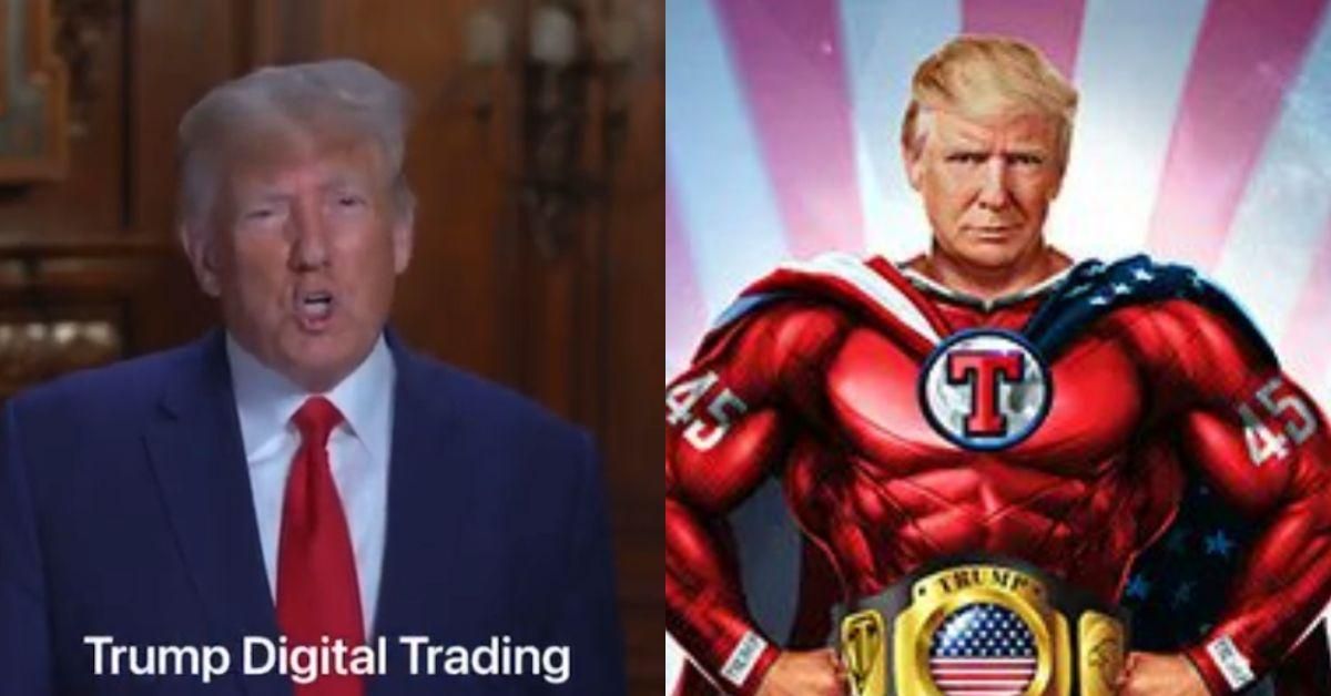 Donald Trump; Illustration of Donald Trump as a superhero