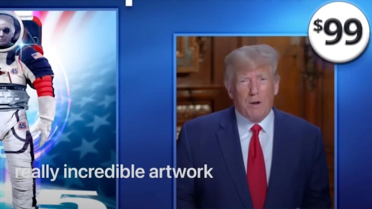 Trump's Holiday Trading Card Grift Enrages Shrinking MAGA Base