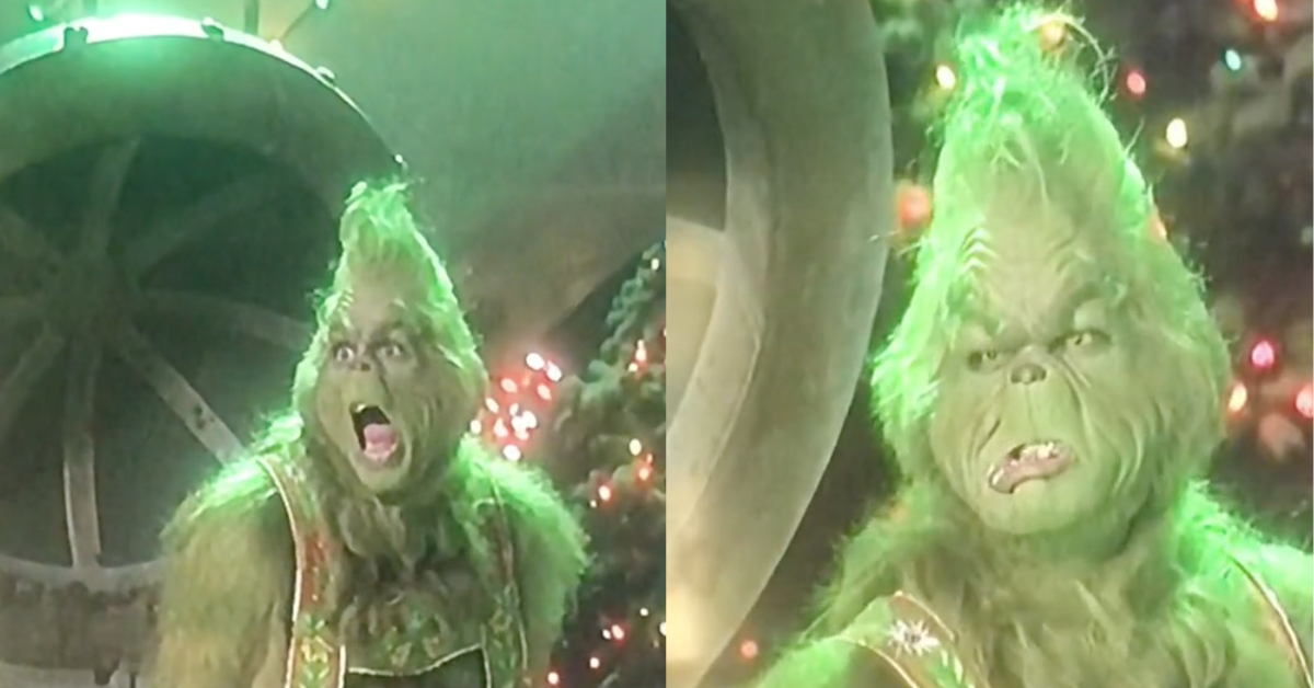 Jim Carrey as The Grinch