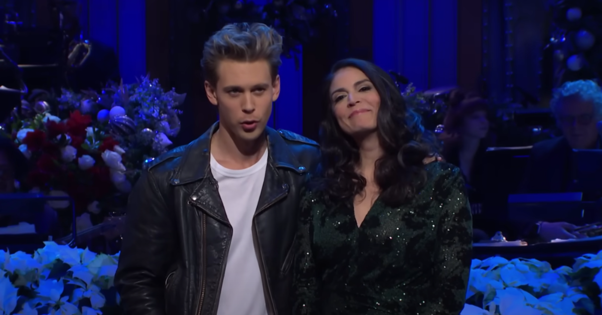 Austin Butler and Cecily Strong