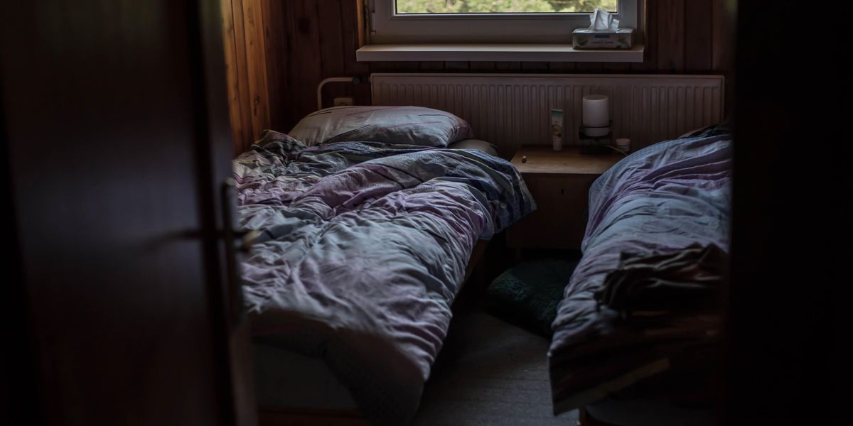 Two beds in bedroom