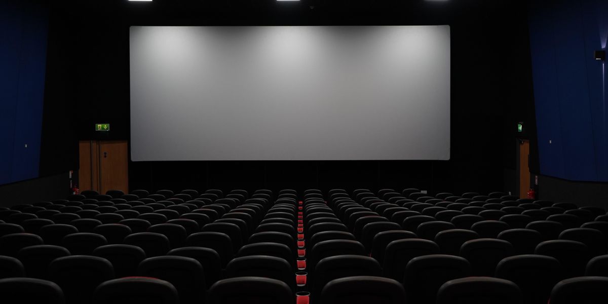 Empty movie theatre