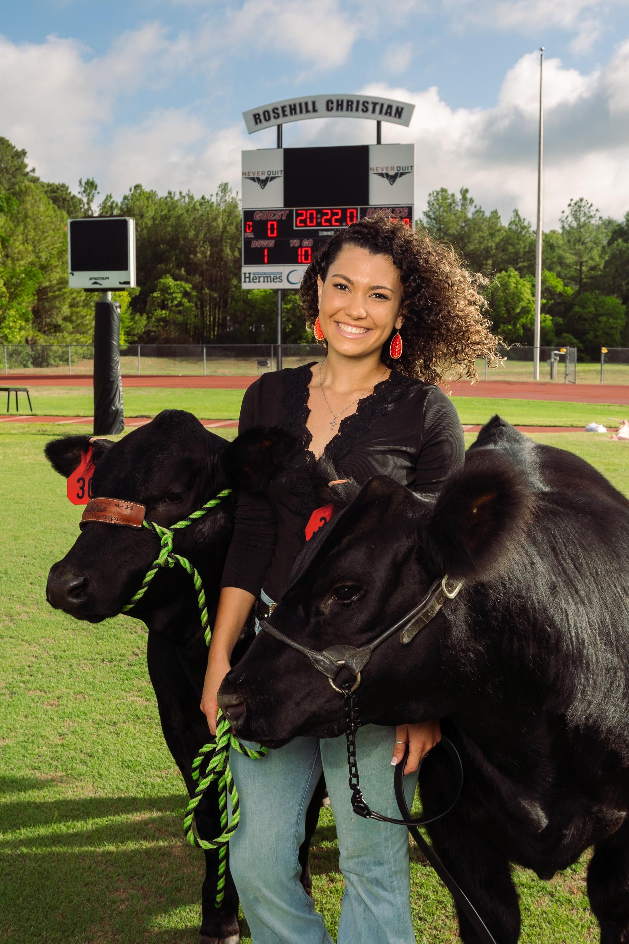 THE HAND; Williams pours endless time, effort into her passion for raising cows