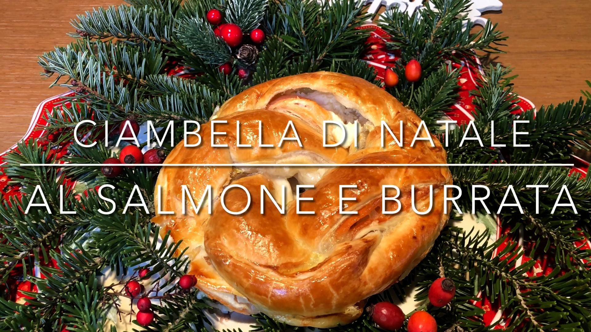 Cuciniamo insieme: ciambella di Natale al salmone e burrata