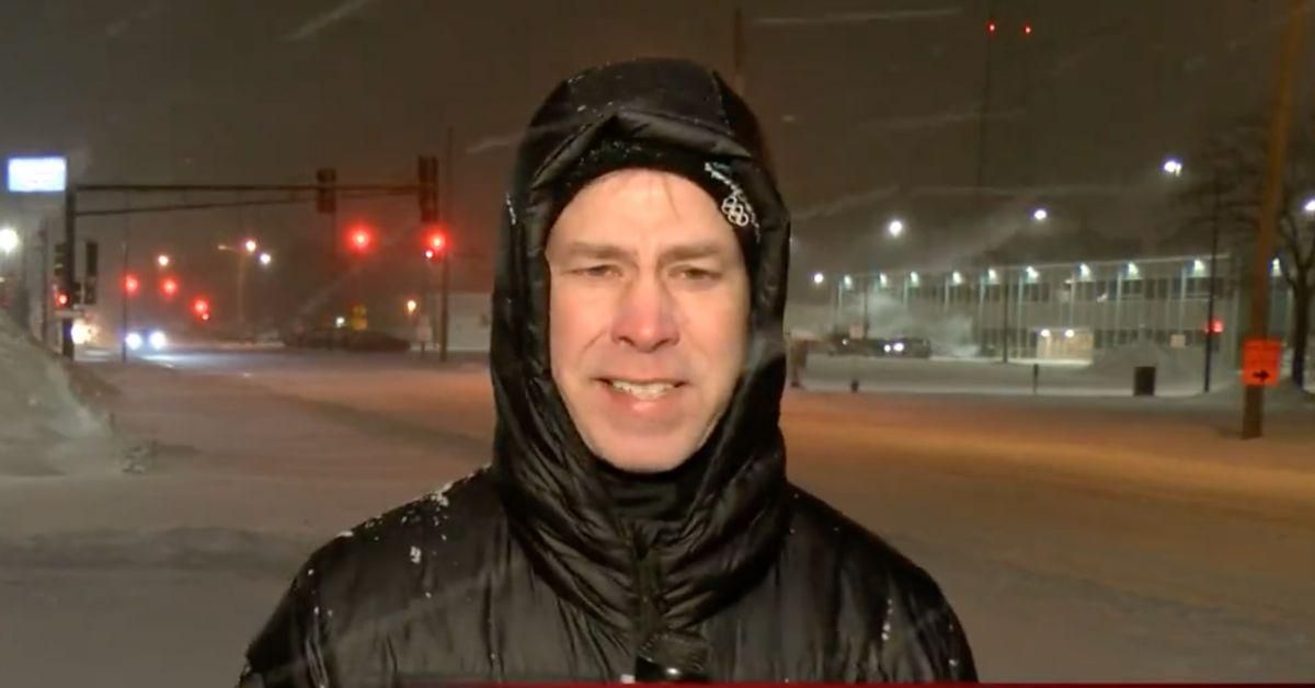 'Cranky' Iowa TV Sports Reporter Goes Viral After He's Forced To Cover Winter Snowstorm