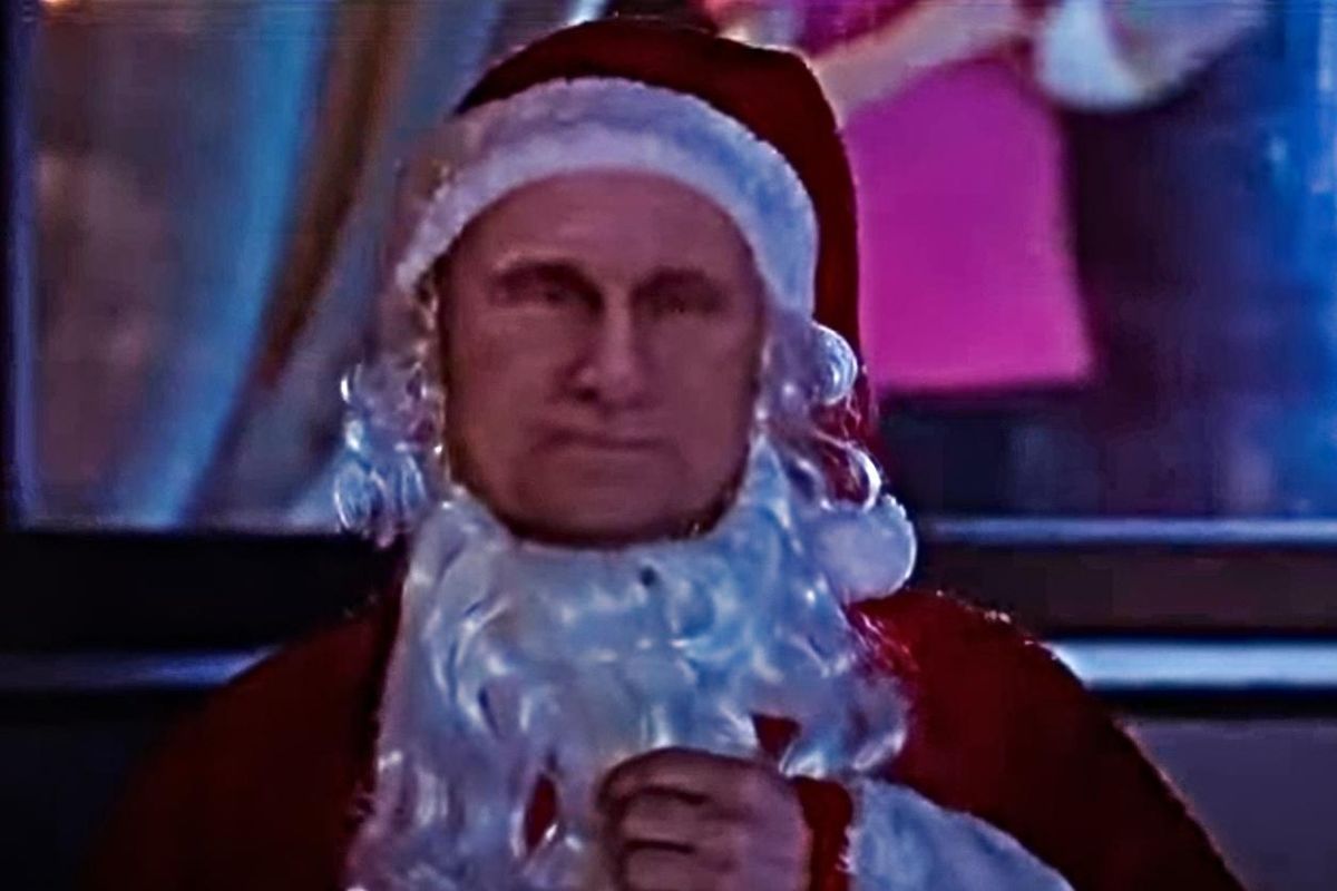 Santa Putin Kidnaps Child's Father In Bizarre Russian Anti-LGBTQ Propaganda Video
