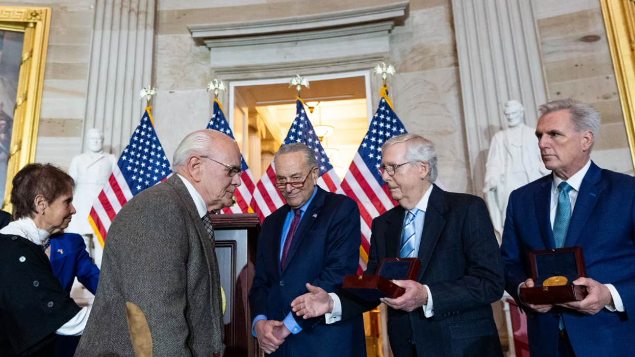 Fallen Officer's Family Snubs GOP Leaders At Congressional Medal Ceremony