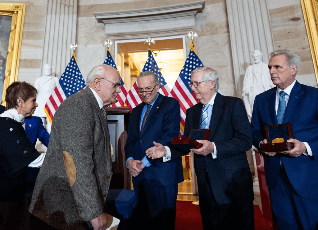 Fallen Officer's Family Snubs GOP Leaders At Congressional Medal Ceremony