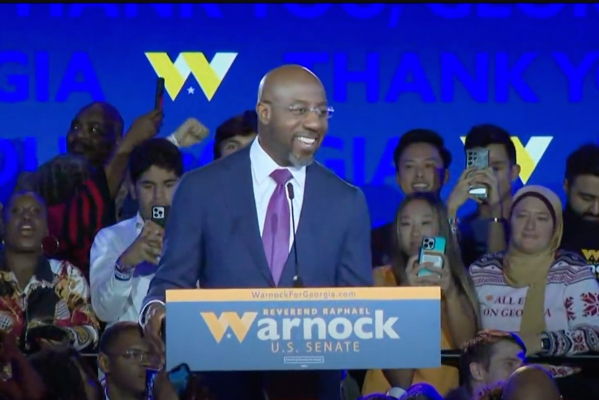 Rev Sen Raphael Warnock Sends Herschel Walker Back To Texas