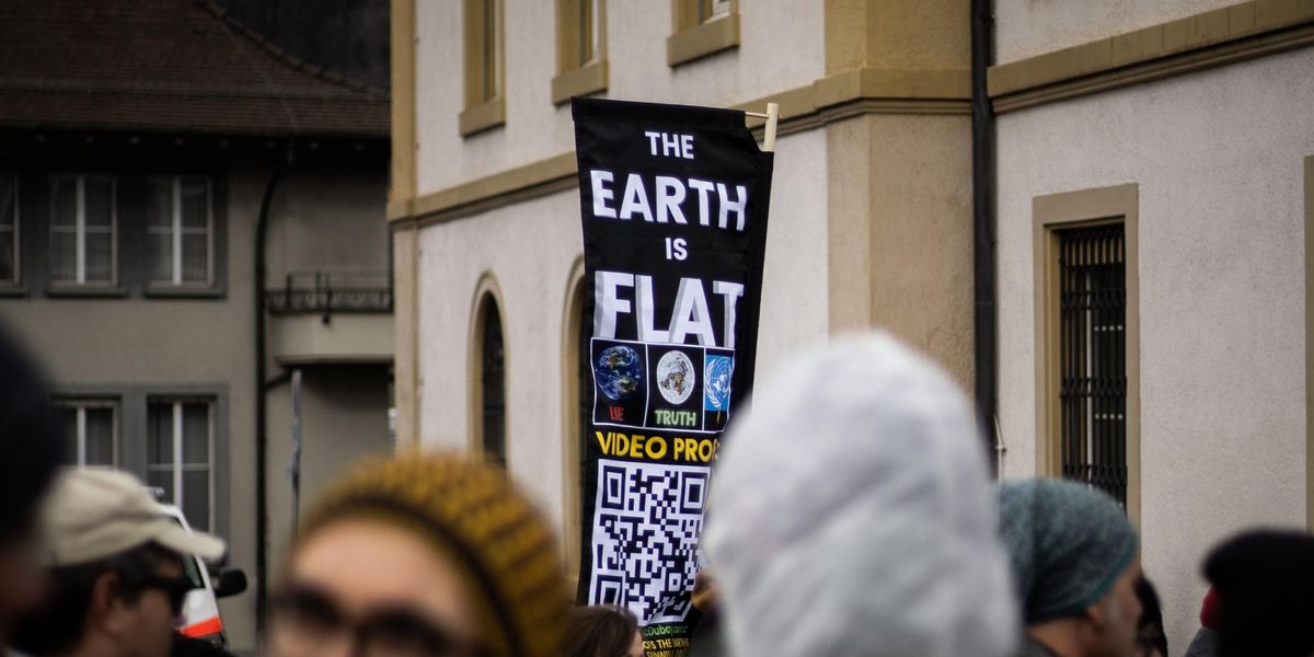 Earth is flat protest