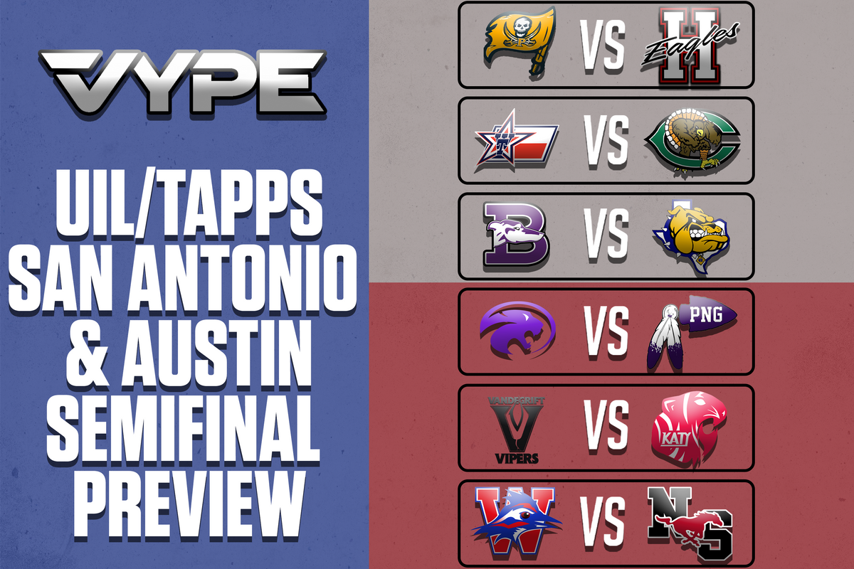 A trip to AT&T Stadium is on the line in these matchups for Austin/San Antonio schools