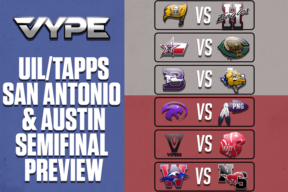A trip to AT&T Stadium is on the line in these matchups for Austin/San Antonio schools