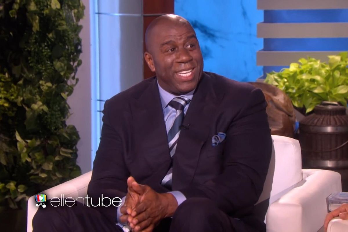 Magic Johnson on learning to accept his gay son: 'He changed me