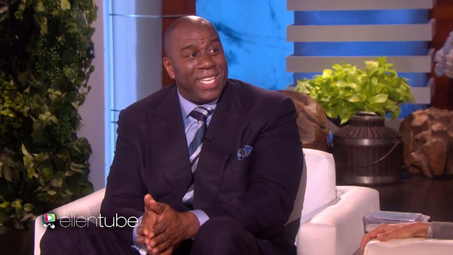 Magic Johnson, celebrity, talk shows, family