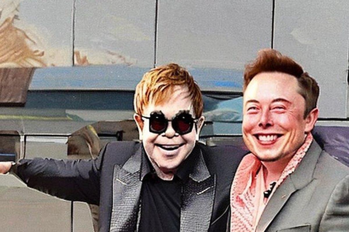 Elon Musk Begs Elton John To Stay On Twitter, Don't Go Breakin' His Heart