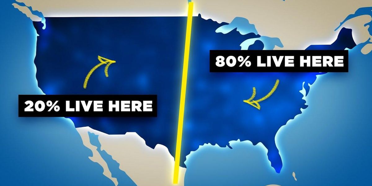 Video explains US population density Upworthy