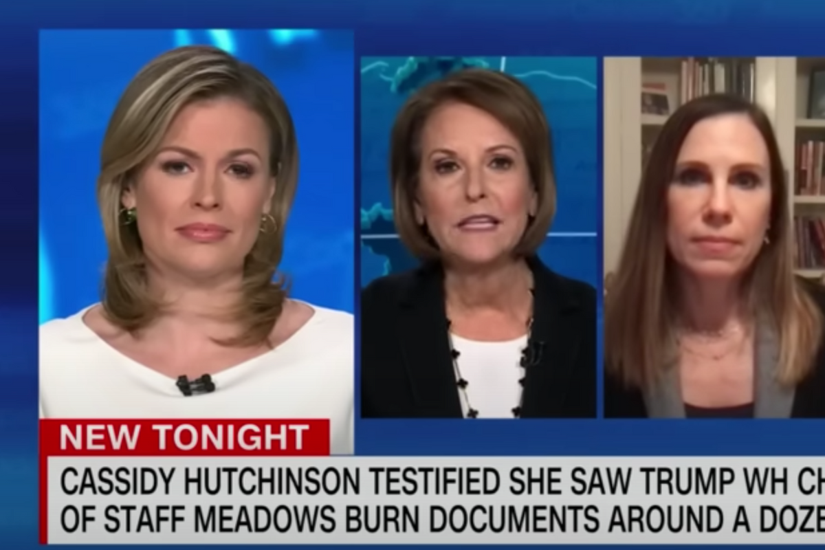 Official Documents Roasting On An Open Fire, Trump Nipping At Mark Meadows