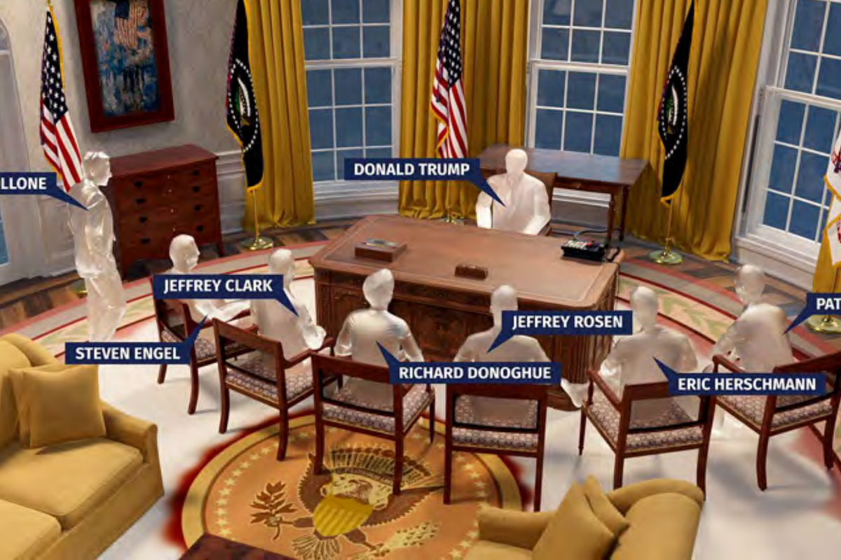 Trump Lawyers Tripped Jeff Clark As He Was Stumbling Backwards Into A Coup. Demand Medal Of Honor, Please.