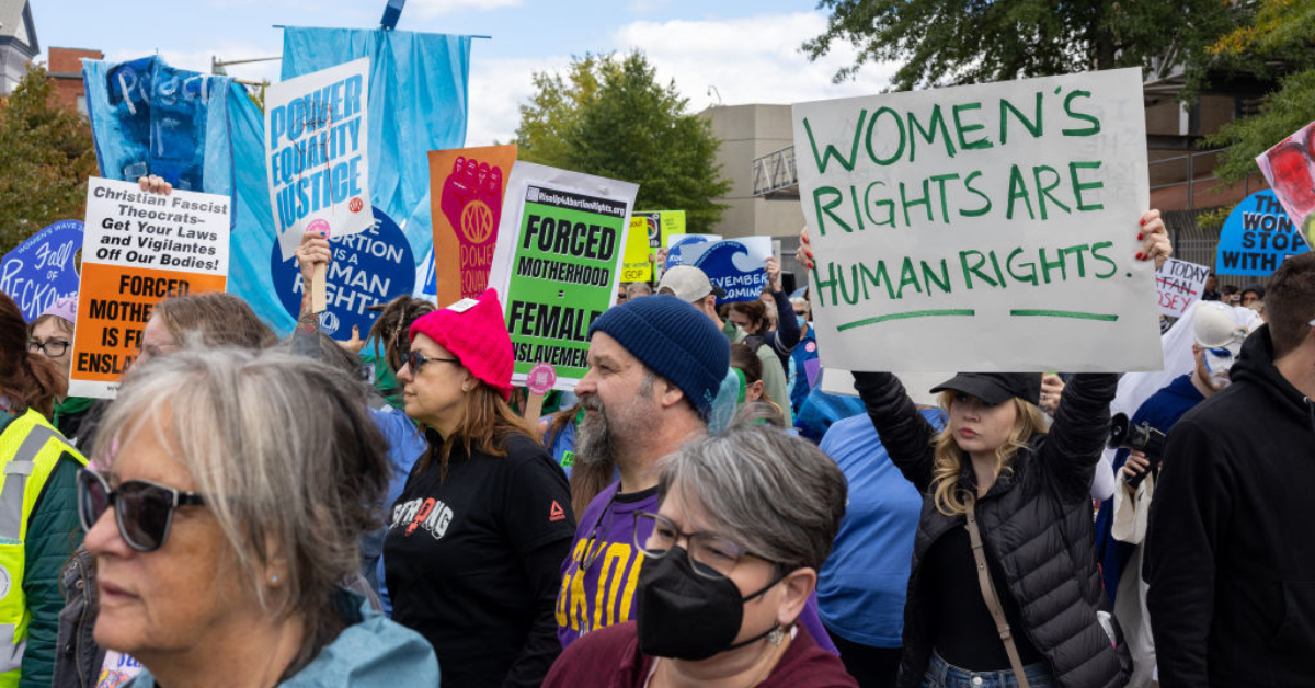 reproductive rights protesters