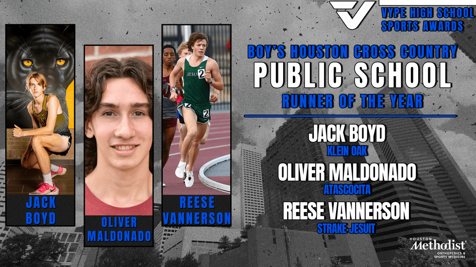 VYPE AWARDS Public School Cross Country presented by Houston Methodist
