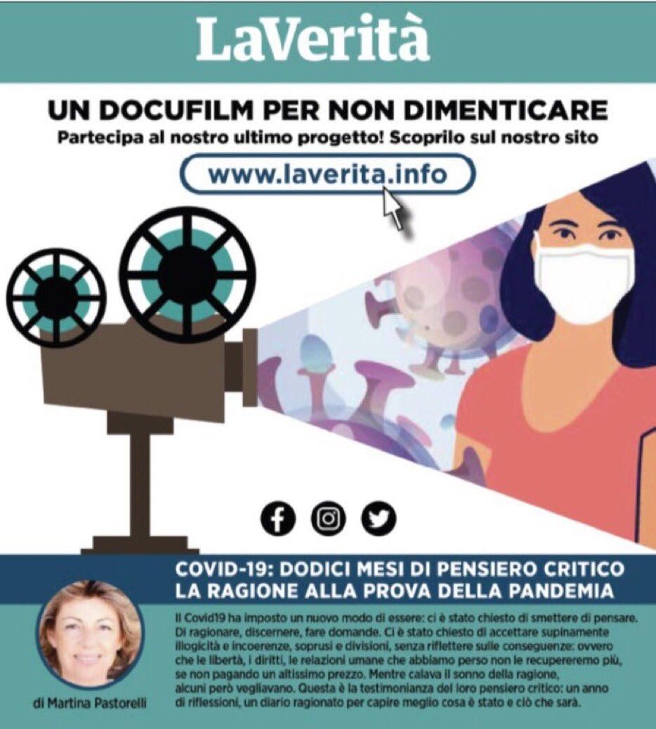 «Covid 19, dodici mesi di pensiero critico». L'anticipazione del docufilm
