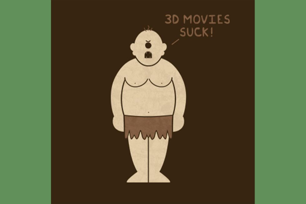 technology, movies, 3D-glasses, cyclops monster