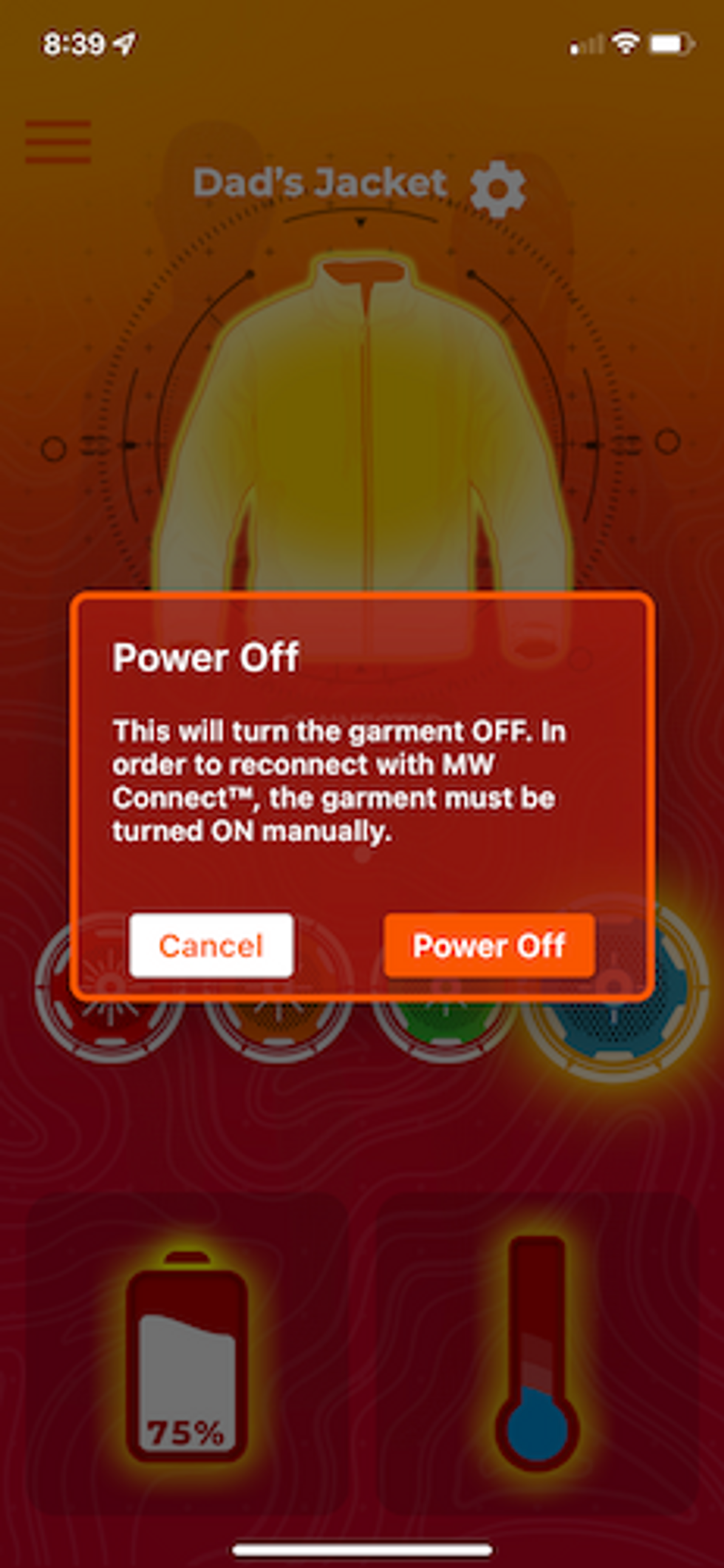 a screenshot of MW Connect app