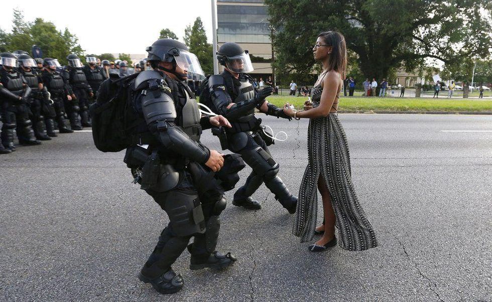 How this protest image became an instant icon