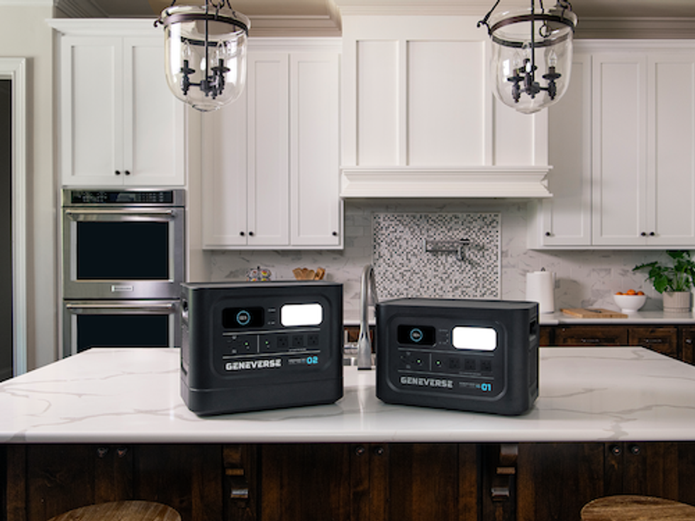 A photo of Geneverse Home Power Pro Plus indoor solar powered generators