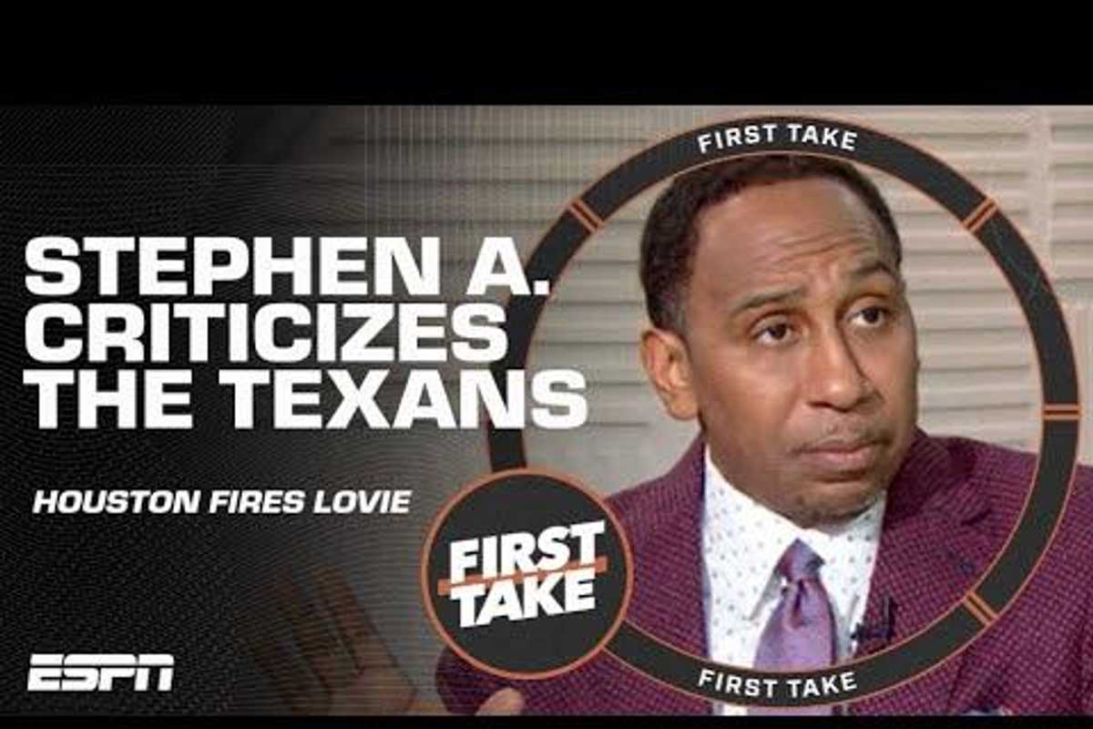 Watch Stephen A. Smith go scorched-earth on Houston Texans
