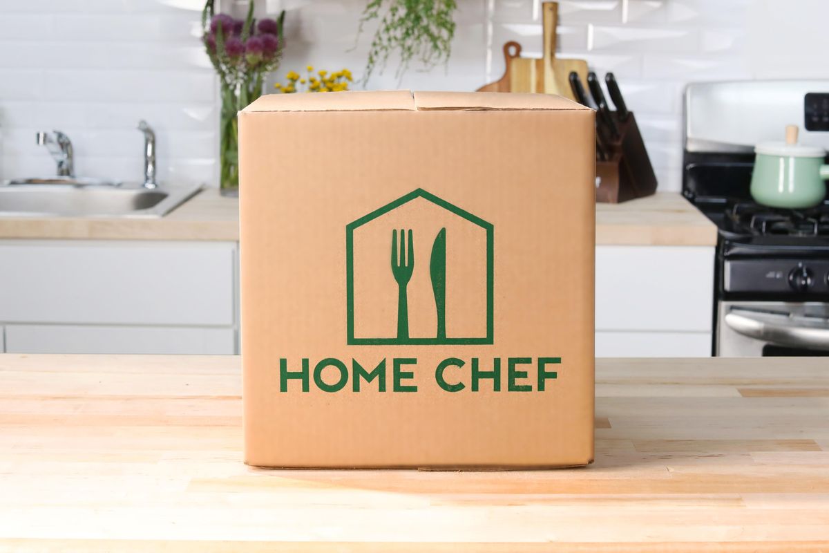 home chef box on a counter