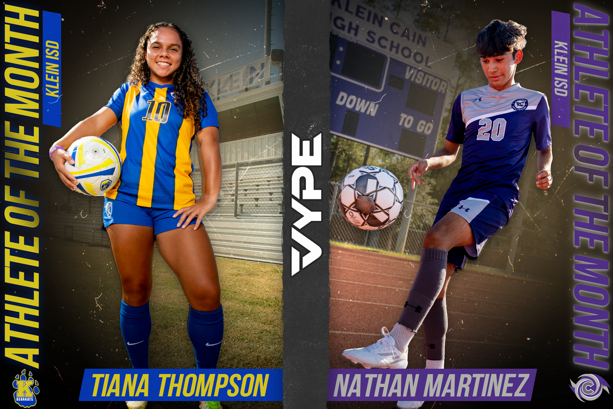 Klein ISD Athletes of the Month: Martinez, Thompson headline upcoming soccer seasons