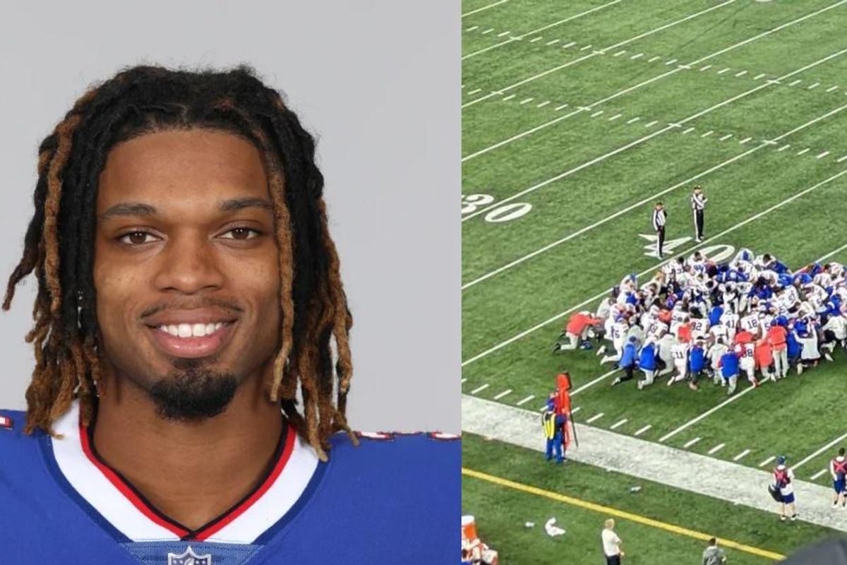 Play for 3  An inspiring message and positive update on Damar Hamlin  uplifts Bills players, coaches, and staff