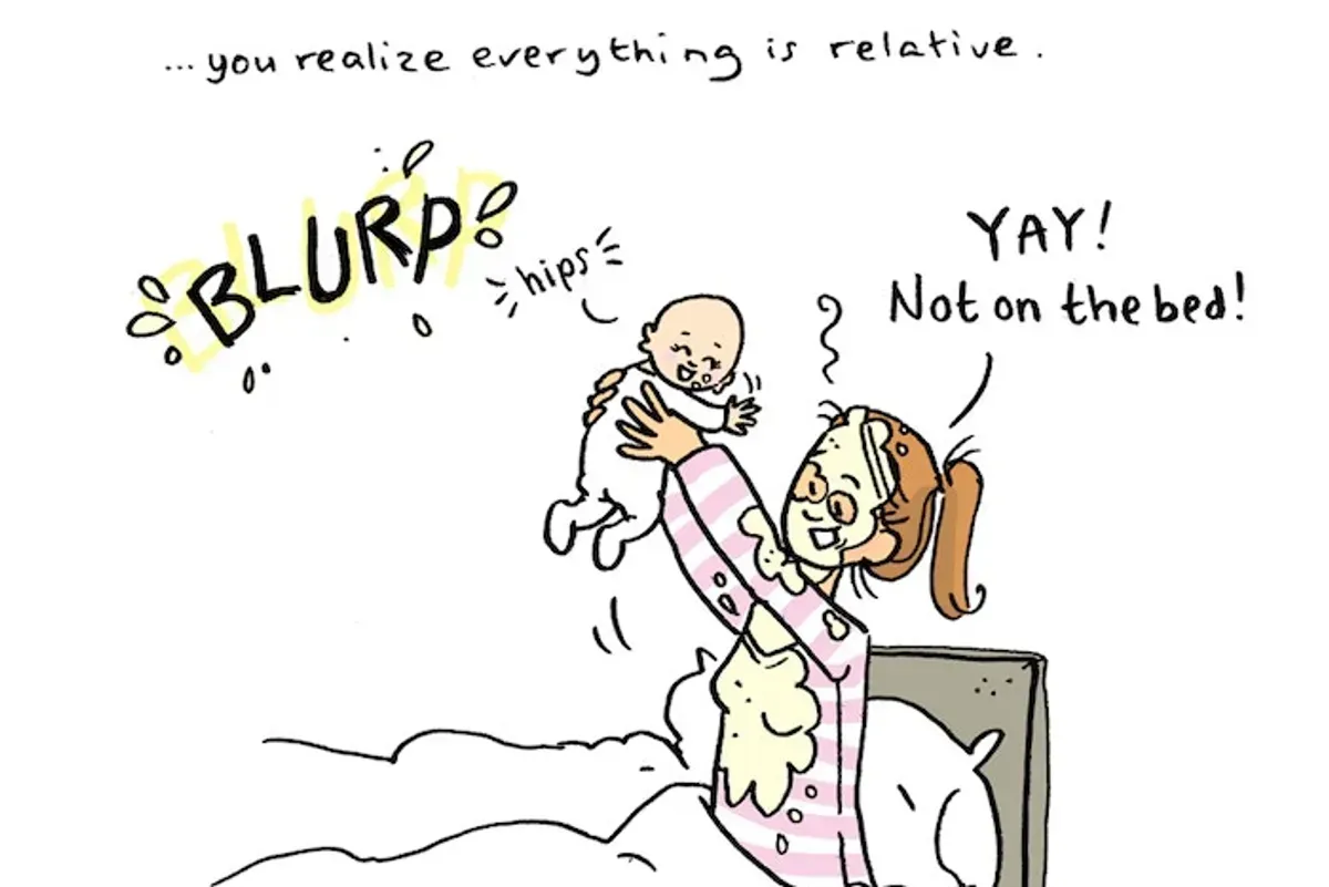 12 hilariously relatable comics about life as a new mom. pic