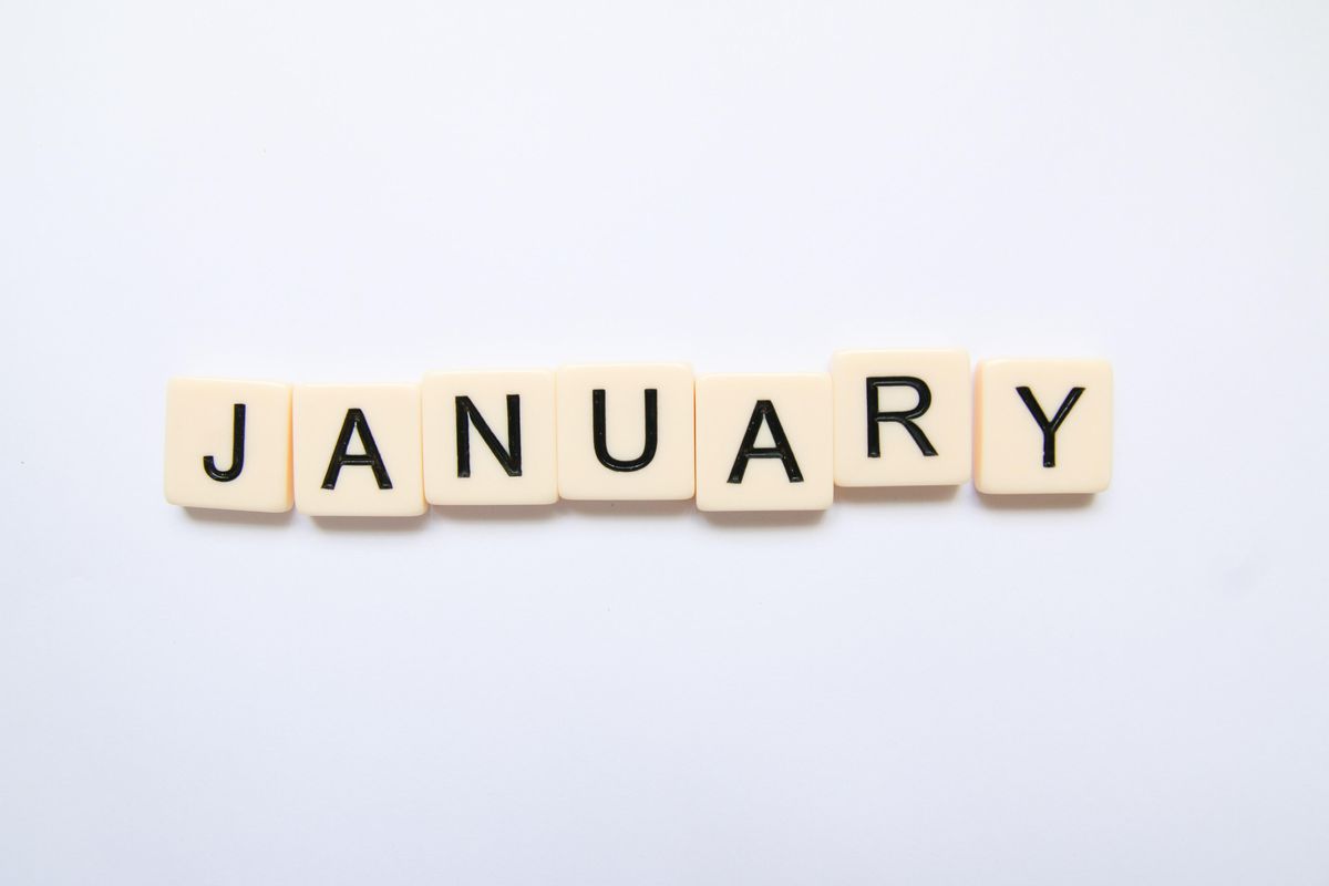 january in scrabble letters