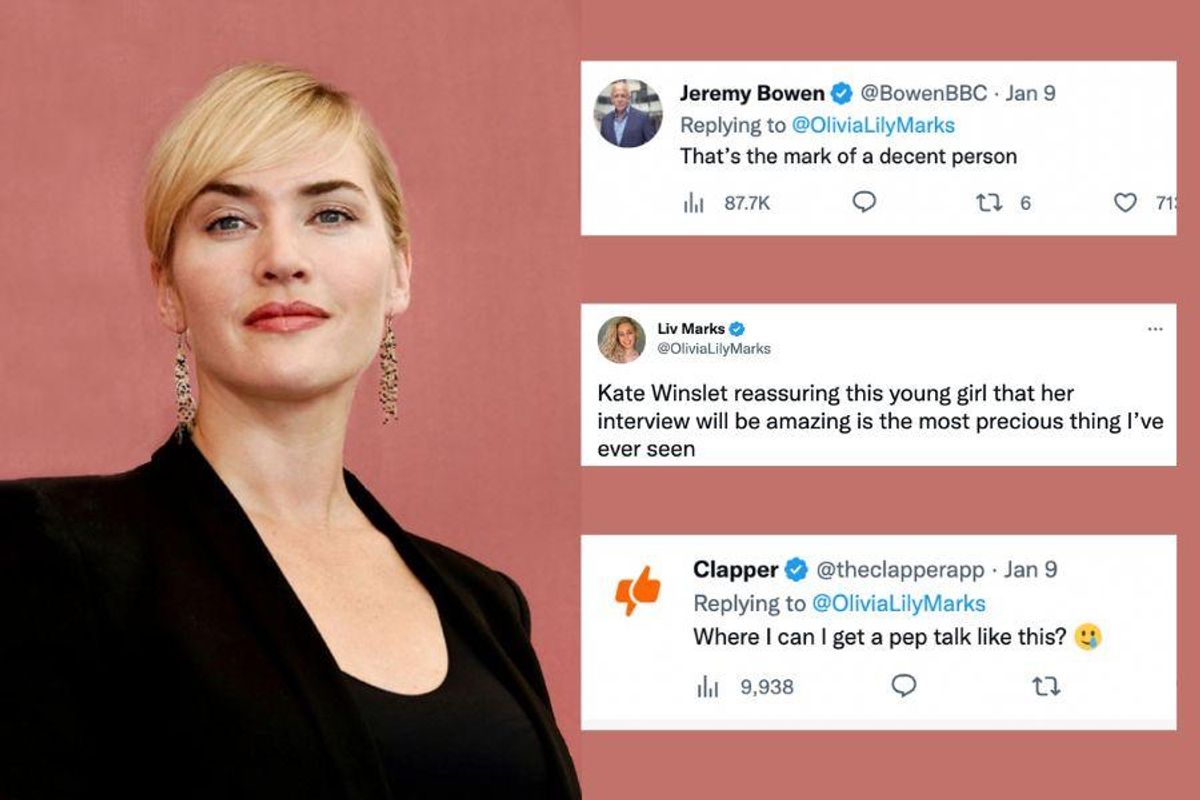 Kate Winslet a young first time interviewer Upworthy