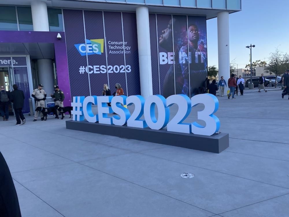 a photo of the entrance to West Convention Center in Las Vegas for CES Show