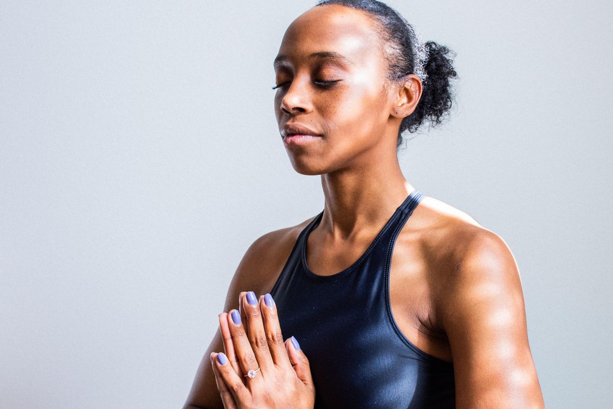 Woman doing yoga