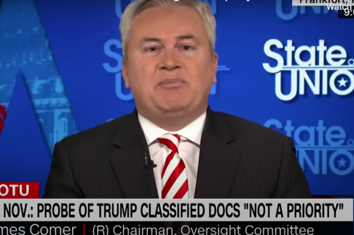 Three Stories About GOP Oversight Chair James Comer That Aren't Even About Hunter Biden's Penis