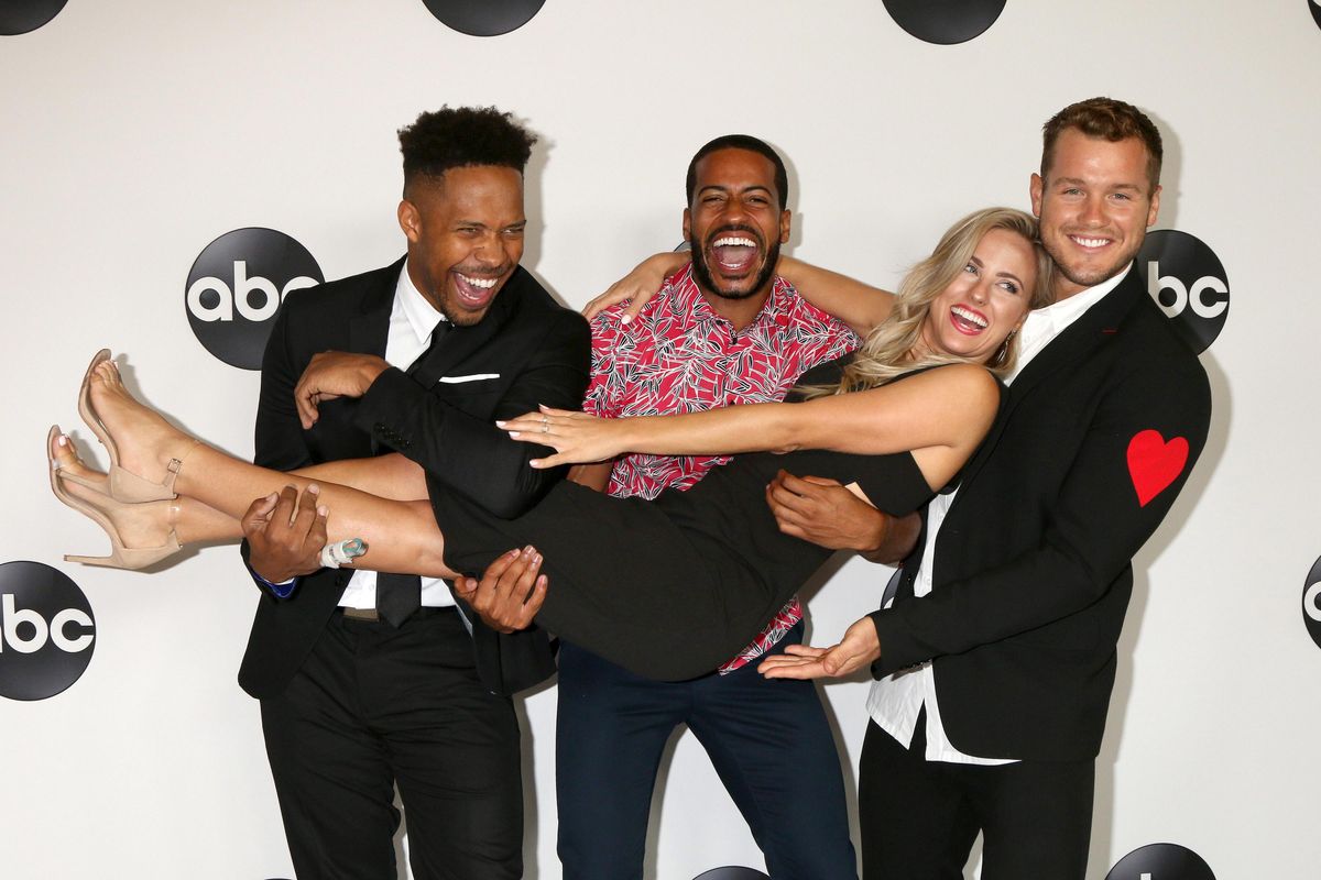 LOS ANGELES - AUG 7: Wills Reid, Eric Bigger, Kendall Long, Colton Underwood at the ABC TCA Party- Summer 2018 at the Beverly Hilton Hotel