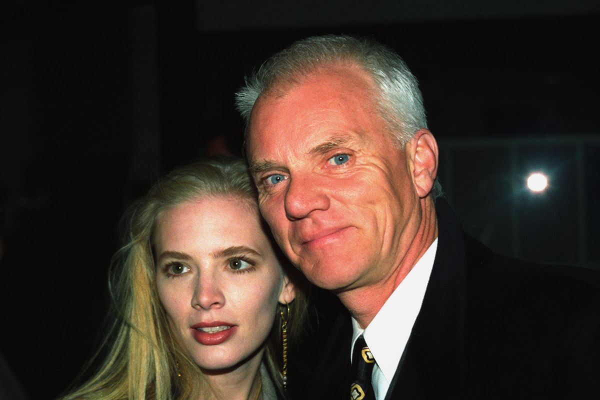 Actor Malcolm McDowell and his wife Kelley Los Angeles - 1992