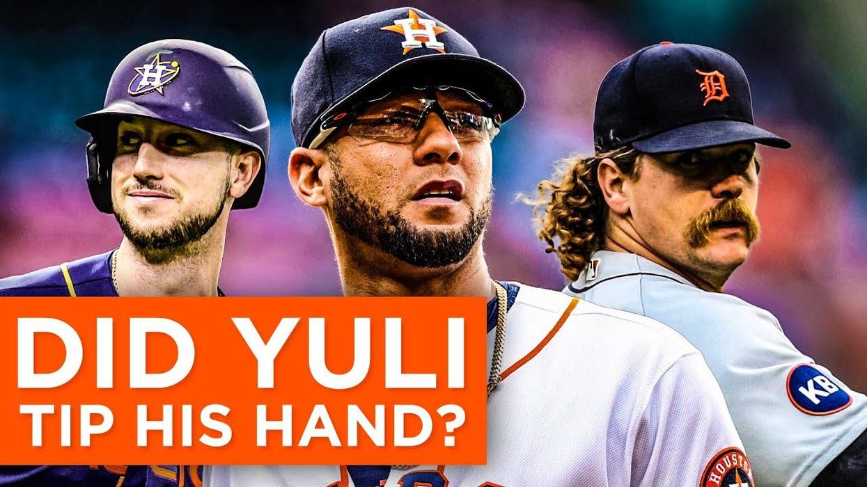 It sure looks like Yuli Gurriel just tipped his hand on his future with Astros