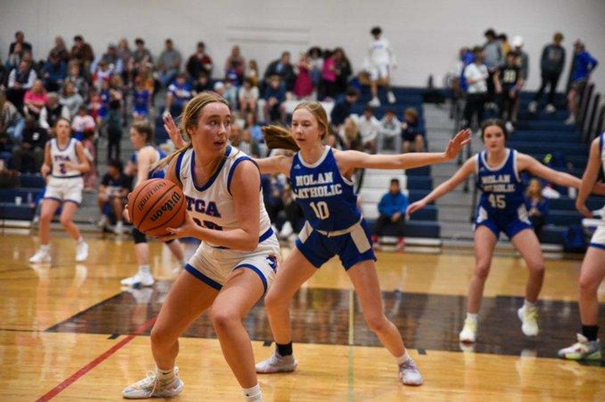 HIGHLIGHT VIDEO: TCA Girls Hoops puts up fight against Nolan Catholic