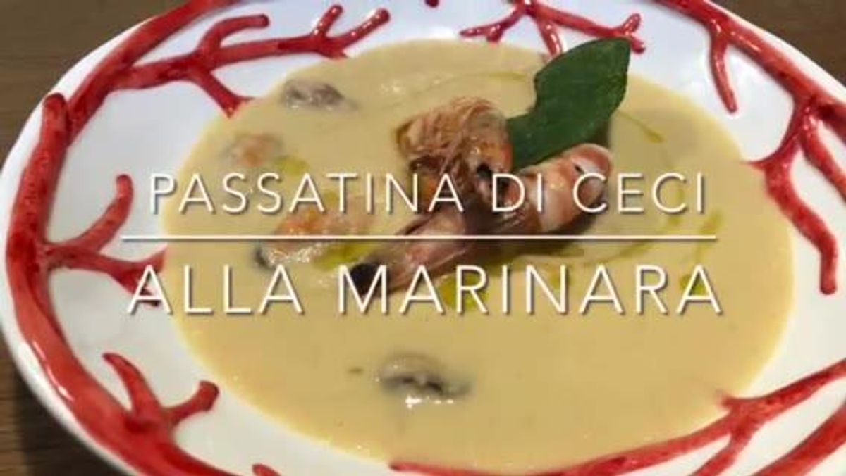 Cuciniamo insieme: passatina di ceci alla marinara