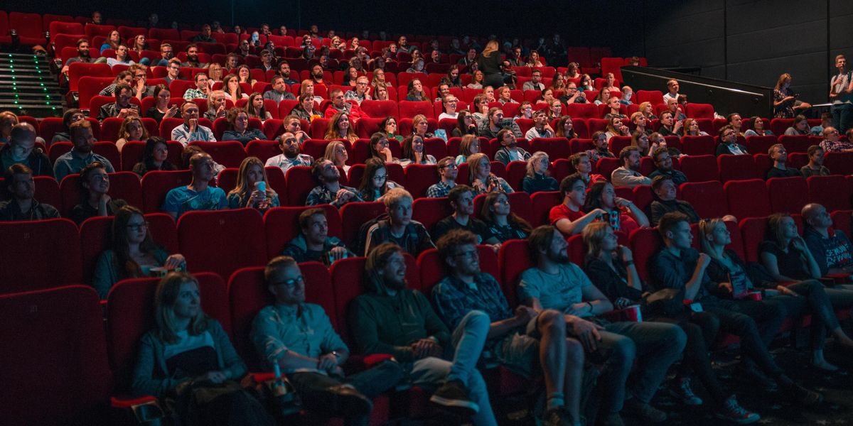 people in movie theatre