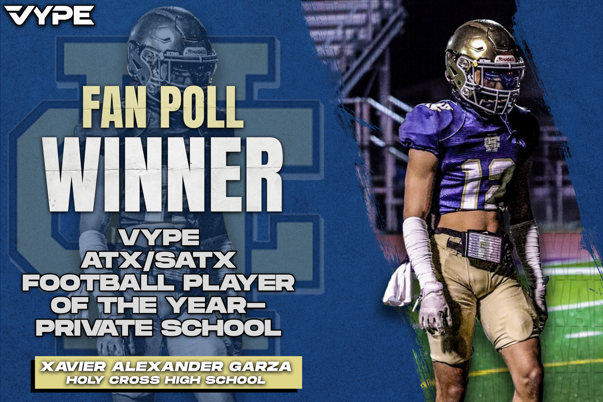 VYPE Sun and Ski Private School Football Player of the Year Fan Poll Winner: Xavier Alexander Garza