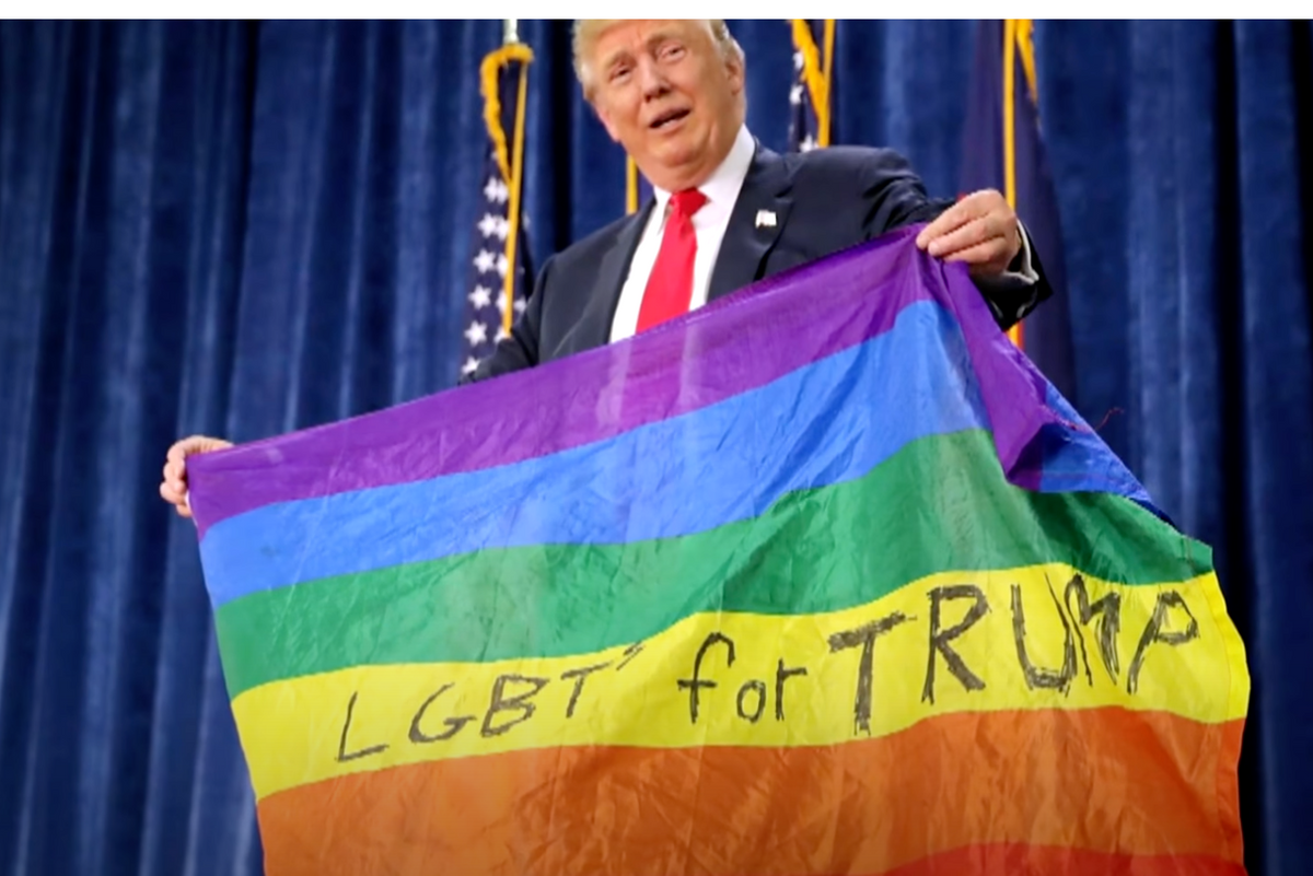 How Scary Is Trump Video About Trans People On Scale Of Yikes! To Hitler?