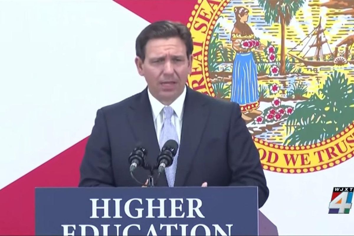 Ron DeSantis Just Might Cut Off The College Board To Spite Florida Students' Faces
