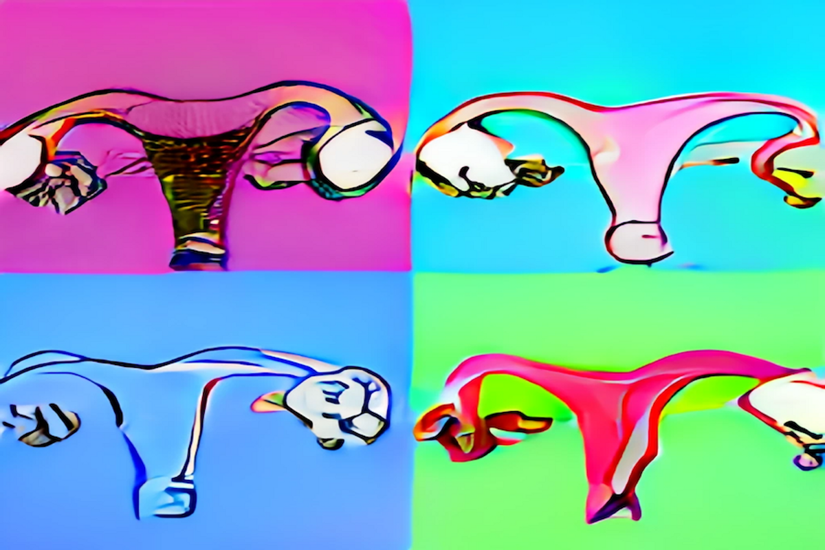 uterus pop art