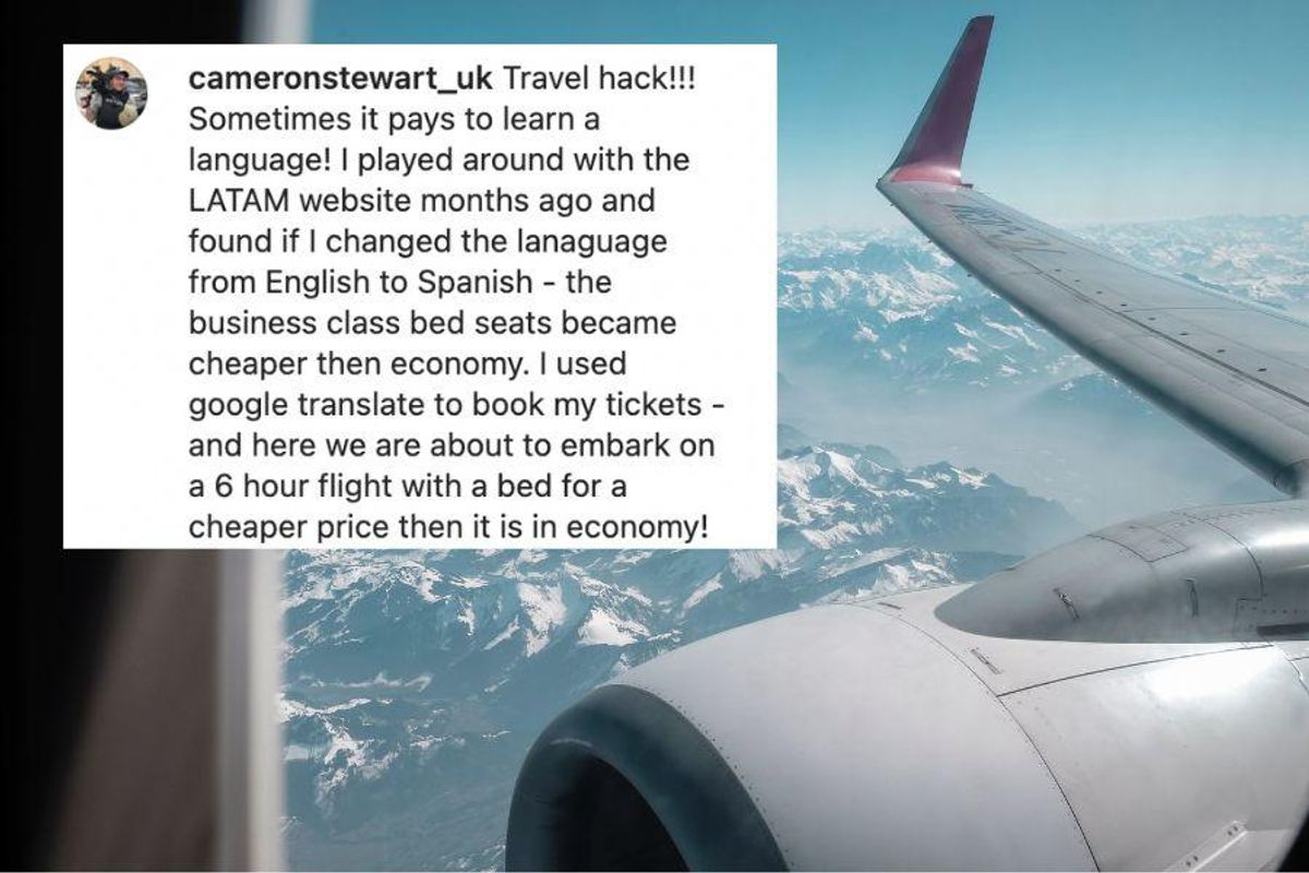 Man's browser hack got business class cheaper than economy - Upworthy
